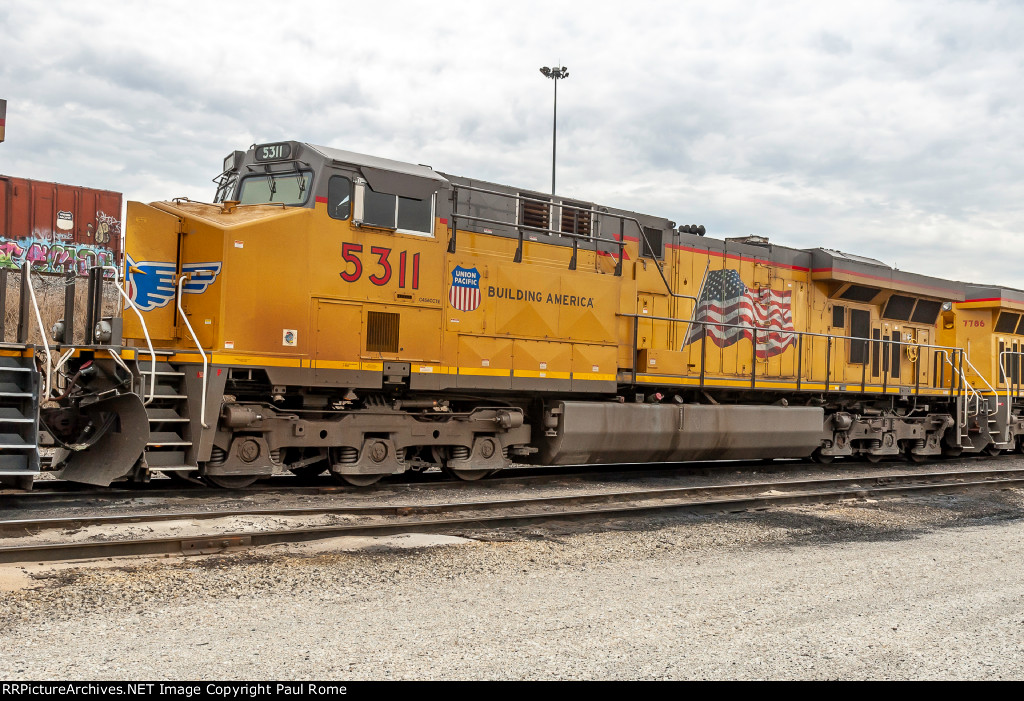 UP 5311, GE C45ACCTE at the BRC Clearing Yard 